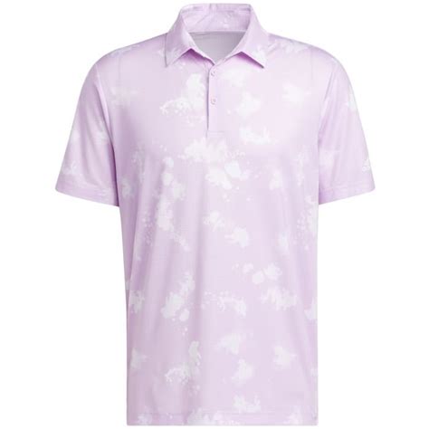 Adidas Splatter Print Golf Polo Shirt Carls Golfland