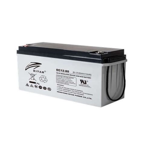 Ritar DC Series 80Ah 12v VRLA AGM Battery Maintenance Free Battery