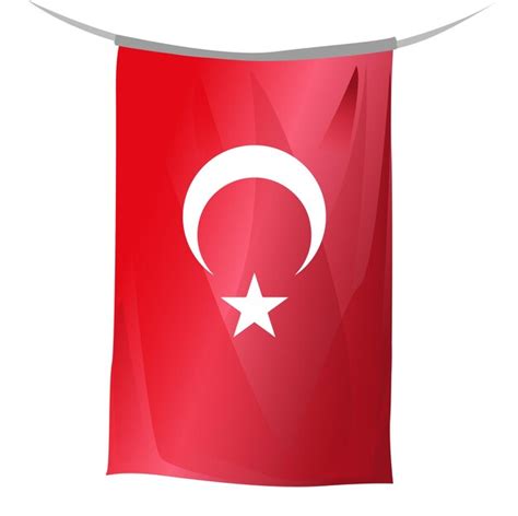 Premium Vector Free Vector Turkey Flag Illustration