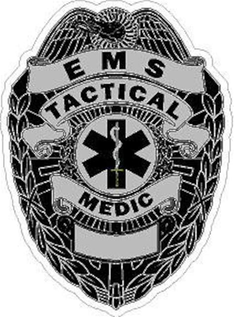 Tactical Medic Reflective Or Matte Vinyl Decal Sticker Ems Police