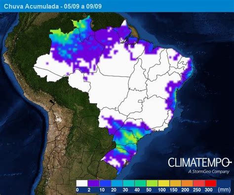 Chuva volta a ganhar força no litoral da Bahia Climatempo