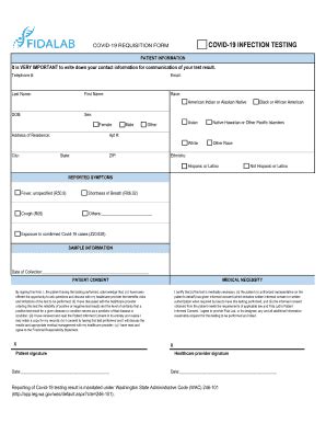 Positive Covid Test Results Template Complete With Ease Airslate Signnow