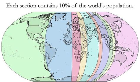 Population Map Of The Earth