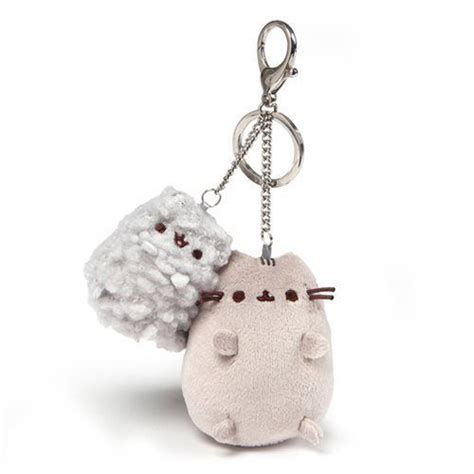 Gund New Pusheen And Stormy Deluxe Clip Cat Clip On Backpack Plush