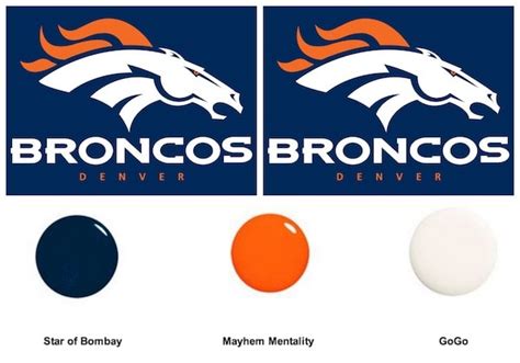 Denver Bronco Fans: Nail Polish Colors You Need For The Super Bowl - Lady and the Blog