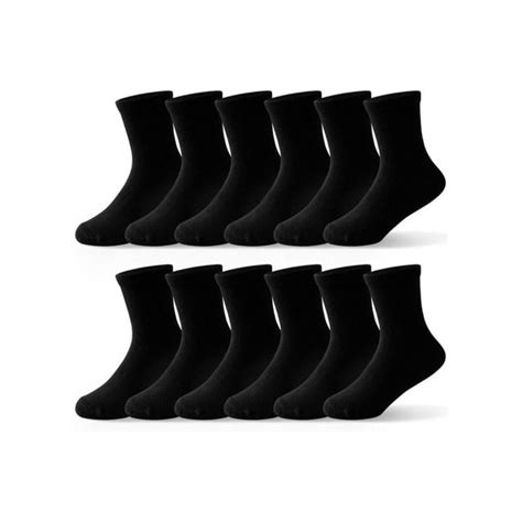 12 Pairs Kids Athletic Crew Socks Simplexdeals