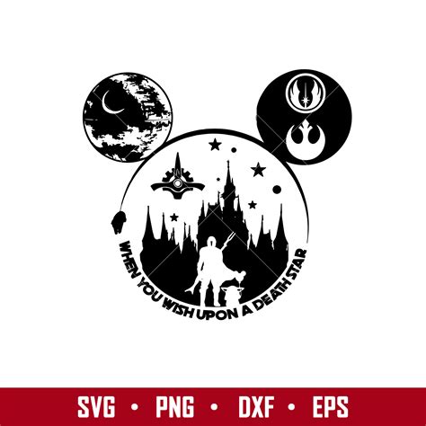 Mickey Mouse Star Wars Svg, Mickey Ears Svg, Star Wars Svg, - Inspire Uplift