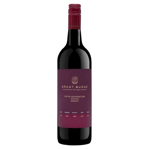 Grant Burge 5th Generation Merlot 750ml First Choice Liquor Market