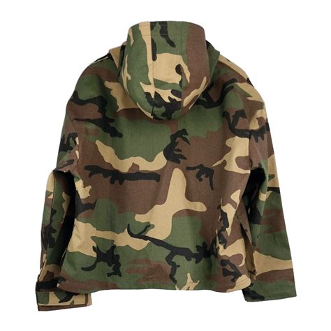 Waterproof Cotton Camo Jacket Lightweight Green Brown & Black ...