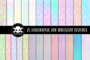 Holographic And Iridescent Textures Graphic By Sasyall Creative Fabrica