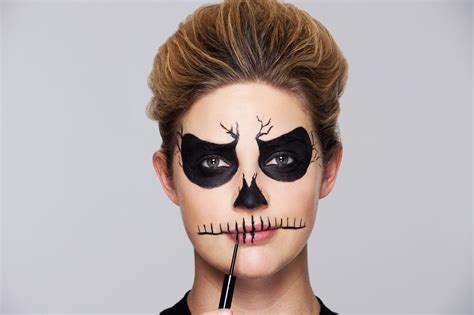 Easy Halloween Makeup Ideas Using Just Your Eyeliner Face Makeup