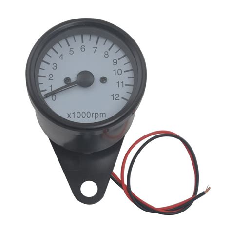 Universele Retro Motorfiets Meter Rpm Scoote Grandado