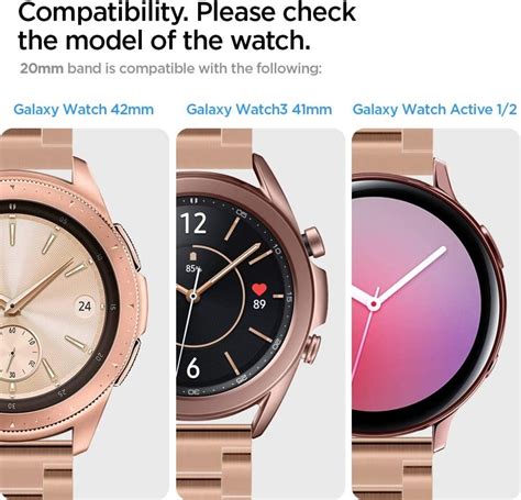 Samsung Galaxy Watch 42mm Stalen Draak Band Goud Smartwatchbanden Nl