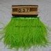 Lime Green Ostrich Feather Trimming Fringe Ostrich Feather Etsy