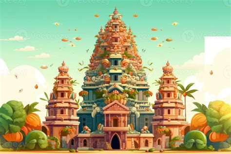 Cartoon Temple Stock Photos, Images and Backgrounds for Free Download