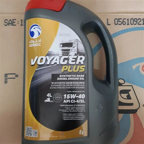 Jual Oli Adnoc Voyager Plus 15w 40 Api CI 4SL 4 Liter Shopee Indonesia