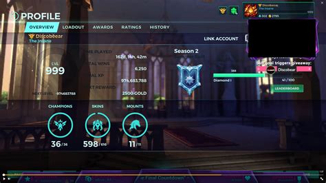 First Time A Player Reaches Max Level In Paladins Level 999 Rpaladins