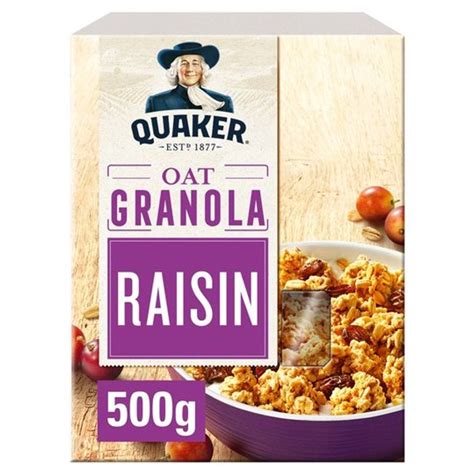 Quaker Oat Granola Raisin Quaker Oat Granola Golden Crunch 500g £1 49 At Tesco Latestdeals