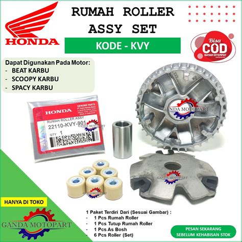 Jual RUMAH ROLLER ASSY BEAT KARBU SCOOPY KARBU SPACY KARBU RUMAH