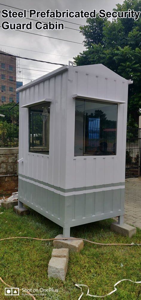 Steel Prefabricated Security Guard Cabin At Rs Piece