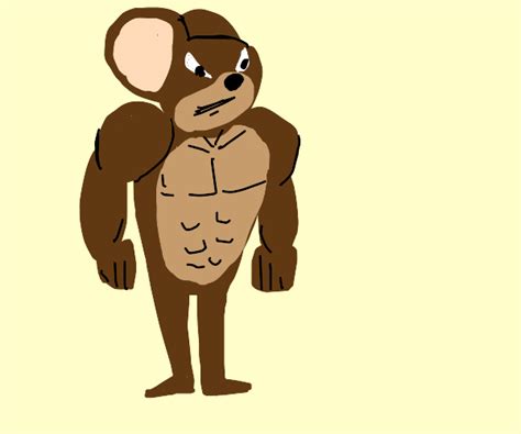 Buff Jerry, from Tom & Jerry - Drawception