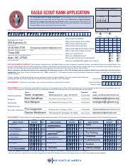 Eagle Application Complete Pdf Council Must Complete Eagle Scout Rank