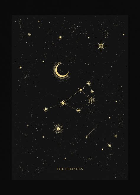 The Pleiades Constellation Art Print – Cocorrina® & Co