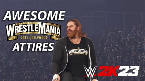 Wwe K Awesome Updated Wrestlemania Night One Attires You Can