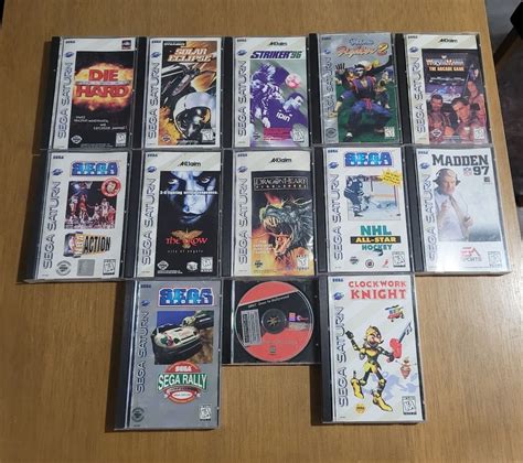 Sega Saturn Games all Tested & Authentic pick and Choose - Etsy