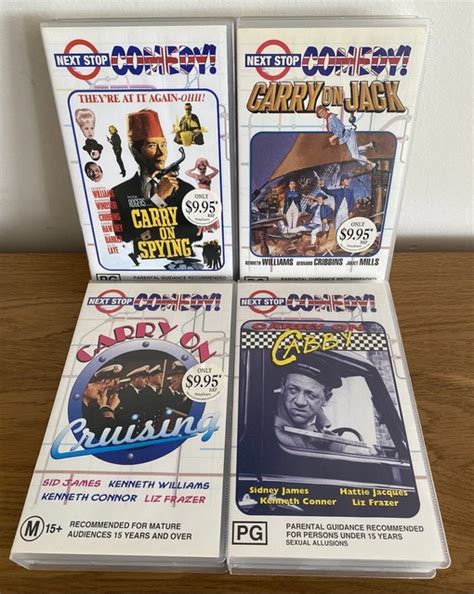 CARRY ON CRUISING Cabby Spying Jack VHS Next Stop Video British Sex Comedy