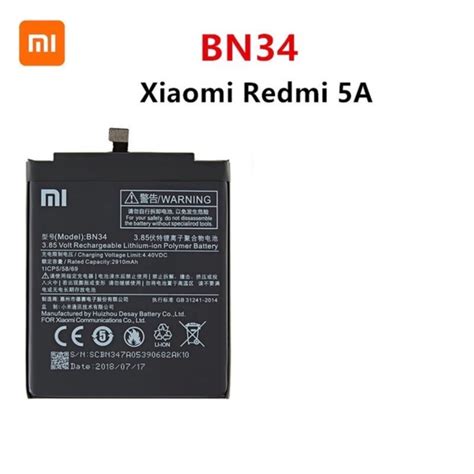 Jual Battery Baterai Xiaomi Redmi A Bn Bn Original Shopee