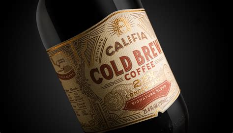 Califia 2 5X Concentrated Cold Brew Coffee On Behance