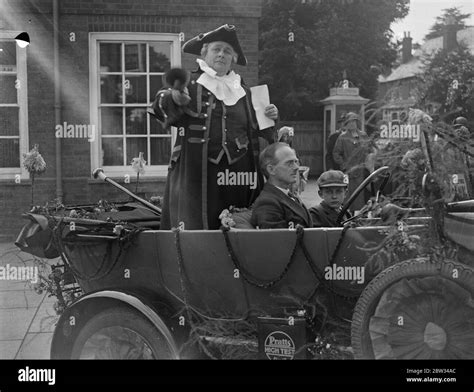 England S Only Woman To Town Crier Opens Addlestone Carnival Mrs