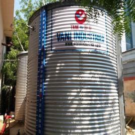 Silver Zincalume Fire Fighting Water Storage Tank In Faridabad VANI