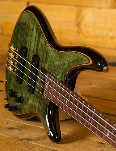 Ibanez Sr1400 Mlg Bass In Mojito Lime Green Peach Guitars