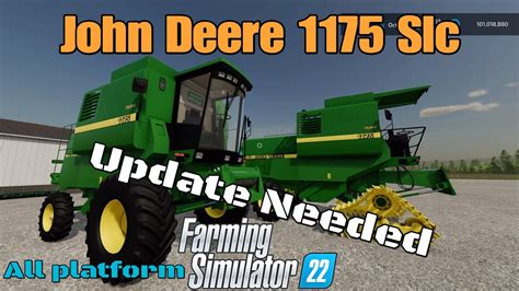 John Deere 1175 Slc Mod For All Platforms On FS22 YouTube