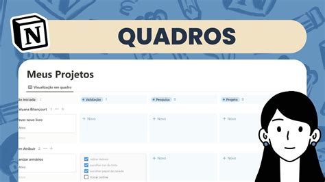 Como Usar Database No Notion Quadros Youtube