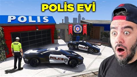 FRANKLIN EVINI POLIS EVI YAPTI BÜTÜN HIRSIZLARI YAKALADI GTA 5 MODS