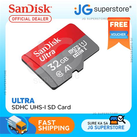 SanDisk Ultra 32GB SDHC UHS-I Micro SD Card with 120mb/s Read Speed A1 ...