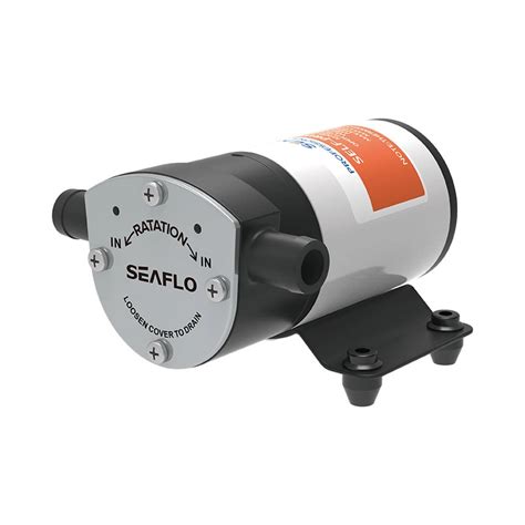 Seaflo Self Priming Bilge Pump Plastic Head 300lpm 80gpm 24v