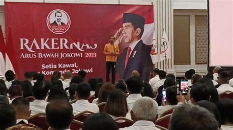 Ini Pesan Presiden Kepada Relawan Arus Bawah Jokowi Jelang Pemilu