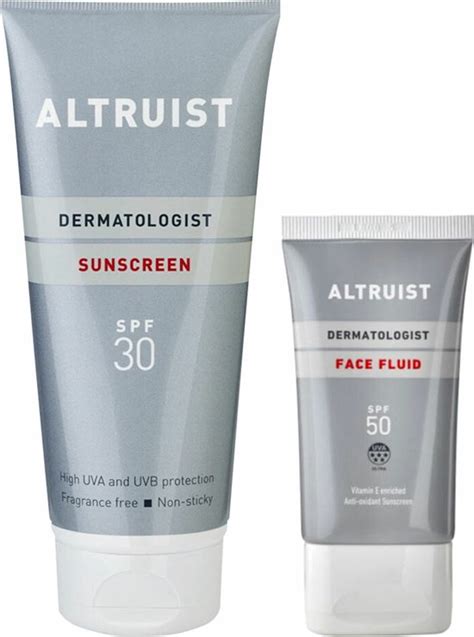 Altruist Lichaam SPF 30 En Gezicht SPF 50 Zonnebescherming Pakket Bol