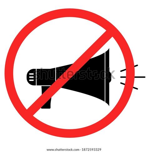 Freedom Speech Ban Vector Sign Censoring Stock Vector (Royalty Free ...