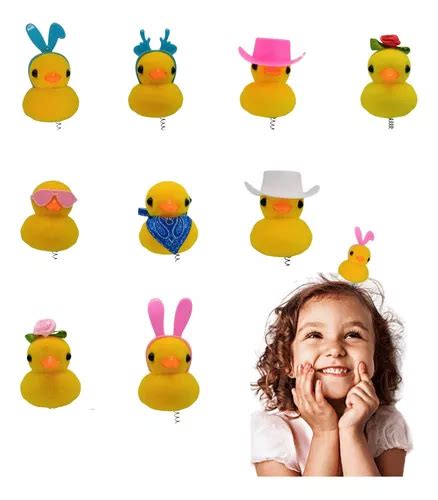 Patitos Pollitos Broche Accesorio Cabello Moda Kawaii 10pzas