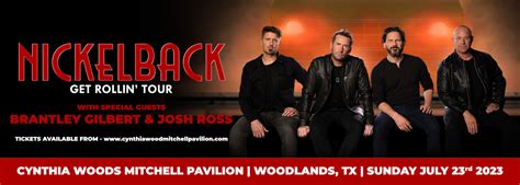 Nickelback Brantley Gilbert Josh Ross Tickets Rd July Cynthia