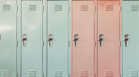 Premium Photo Generative Ai Row Of High School Lockers In The Hallway