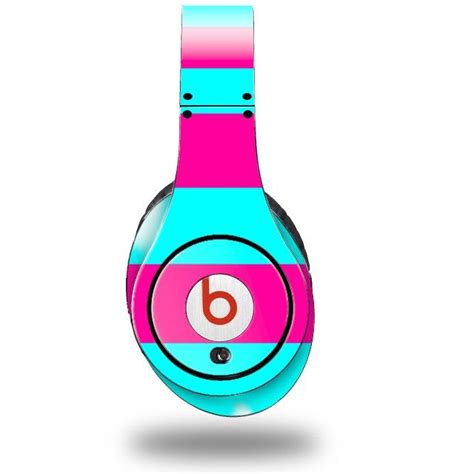 hot pink headphones | ... Hot Pink Decal Style Skin (fits ORIGINAL Beats Studio Headphones ...