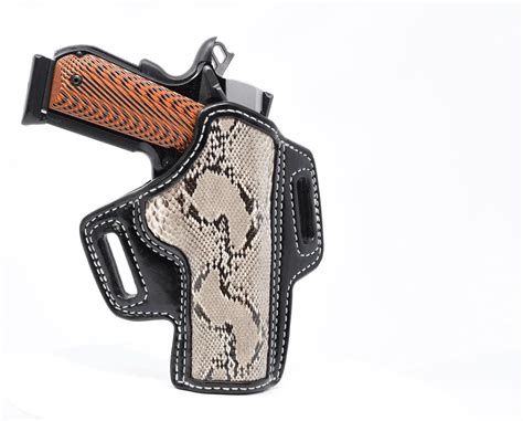 TOM'S "EXOTIC PYTHON SKIN GUN HOLSTER" PYTHON SKIN HOLSTER - HANDMADE ...