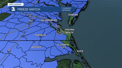 Patrick's First Warning Forecast: Freezing temperatures on the way