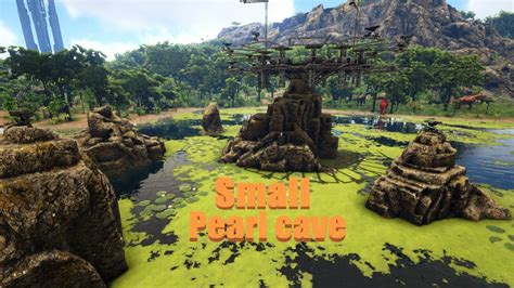 Ark Lost Island Small Pearl Cave Base Upgrade Youtube